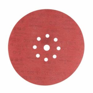 DISCO CARTA ABRASIVA 225MM GR80 9 FORI (25)