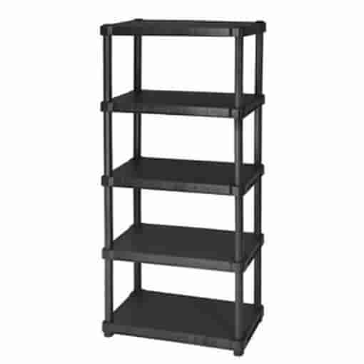 F24126.jpg SCAFFALE RESINA 5 RIPIANI CM.80X40X188H - immagine 1