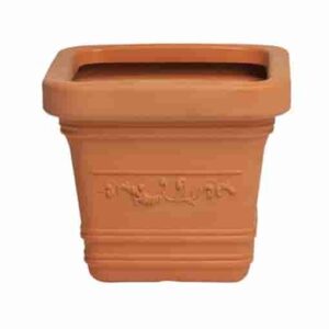 VASO IN PLASTICA FESTONATO 40X40XH35 CM PRESTIGE