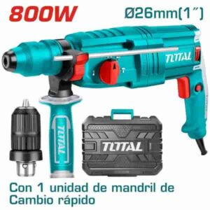 MARTELLO ROTATIVO SDS PLUS 800W 2.5J CON MANDRINO DI RICAMBIO