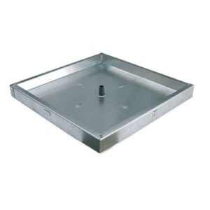SIGILLO ZINCATO A CALDO SERIE LEGGERA SP. 10/10 DIM. 330X330 MM - ALTEZZA 50 MM