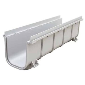 CANALE MODULARE 130 ALTO IN POLIPROPILENE DIM. 500X130X145 MM - SCARICO  80 MM
