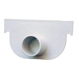 TESTATA DI CHIUSURA PER CANALE MODULARE 130 BASSO SCARICO  40 MM
