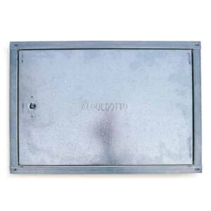 SPORTELLO IN METALLO ZINCATO PER ISPEZIONE ACQUA DIM. 500X350 MM