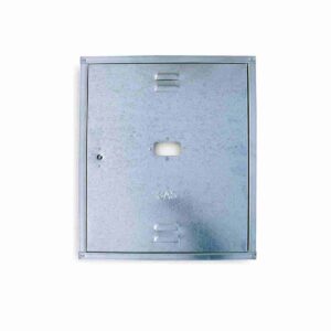 SPORTELLO IN METALLO ZINCATO PER CONTATORE GAS DIM. 500X600 MM