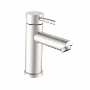 RUBINETTO LAVABO ANTEA IN ACCIAIO C/ PIL CLICK CLACK FINITURA IN ACCIAIO (SCA)