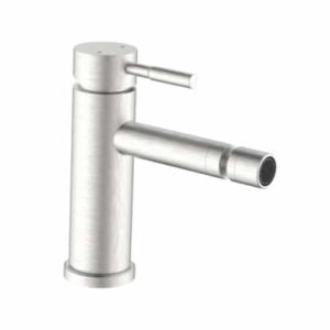 RUBINETTO BIDET ANTEA IN ACCIAIO C/ PIL. CLICK CLACK FINITURA IN ACCIAIO (SCA)
