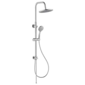 COLONNA DOCCIA PAPETE FINITURA ACCIAIO 5 GETTI (SCA)