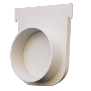 TESTATA DI CHIUSURA PER CANALE MODULARE 130 ALTO SCARICO  100 MM