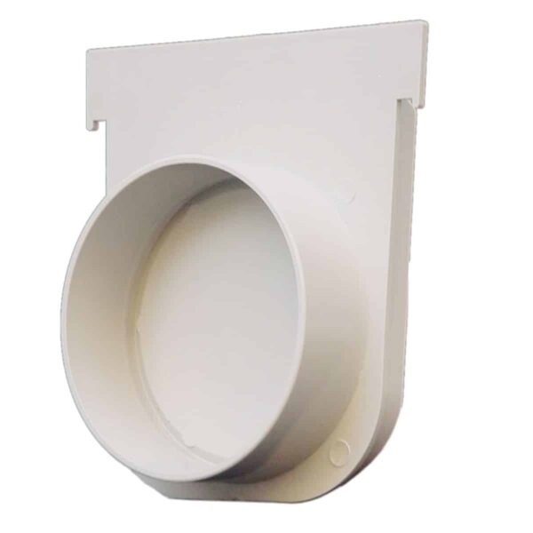 TESTATA DI CHIUSURA PER CANALE MODULARE 130 ALTO SCARICO  100 MM - immagine 1