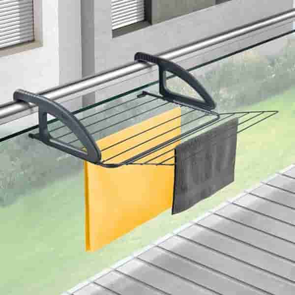 F26545.jpg STENDIBIANCHERIA DA BALCONE BRIES ONYX NERO MATT - immagine 1
