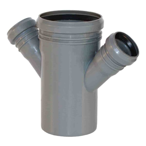 DERIVAZIONE DOPPIA HTDA IN POLIPROPILENE  110/50/50 MM - ANGOLO A 67 30' - immagine 1