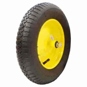 RUOTA VESPA PER CARRIOLA INT.MM.110 C/CUSCIN.(GIALLA)