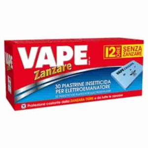 ANTIZANZARE INSETTICIDA VAPE PIASTRINE RICAMBIO  PZ 30  MENTA