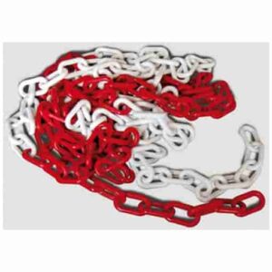 CATENA PLASTICA BIANCO/ROSSO D 6 MM DA 25 M