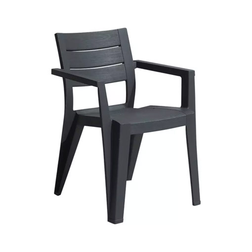 F26448.jpg SEDIA JULIE CHAIR GRAPHITE - immagine 1