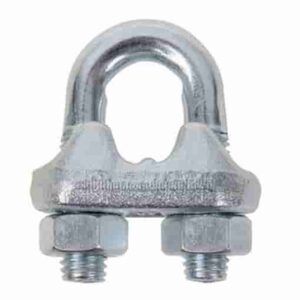 MORSETTO PER FUNE ACCIAIO D  3 MM ROBUR GR.1/8
