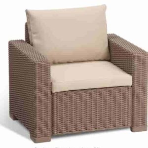 CALIFORNIA CHAIR(2X)CAP+NW-OAT 004 STD SET 2 POLTRONE CAPPUCC.
