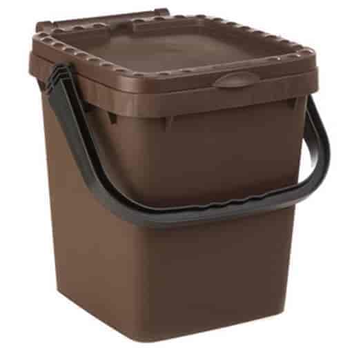 F18361.jpg PATTUMIERA ECOPLUS LT 10 MARRONE - immagine 1