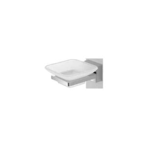 PORTASAPONE CROMO/VETRO SAT SERIE VELVET