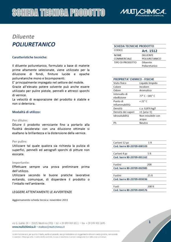 DILUENTE POLIURETANICO  TOP DA LT.5 - immagine 2