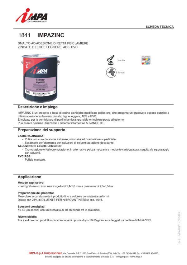 IMPAZINC 1 KG COLORATO - immagine 2