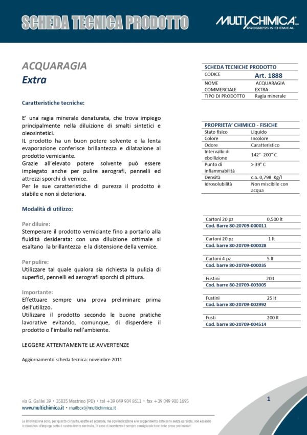 ACQUARAGIA EXTRA LT.1/2 - immagine 2