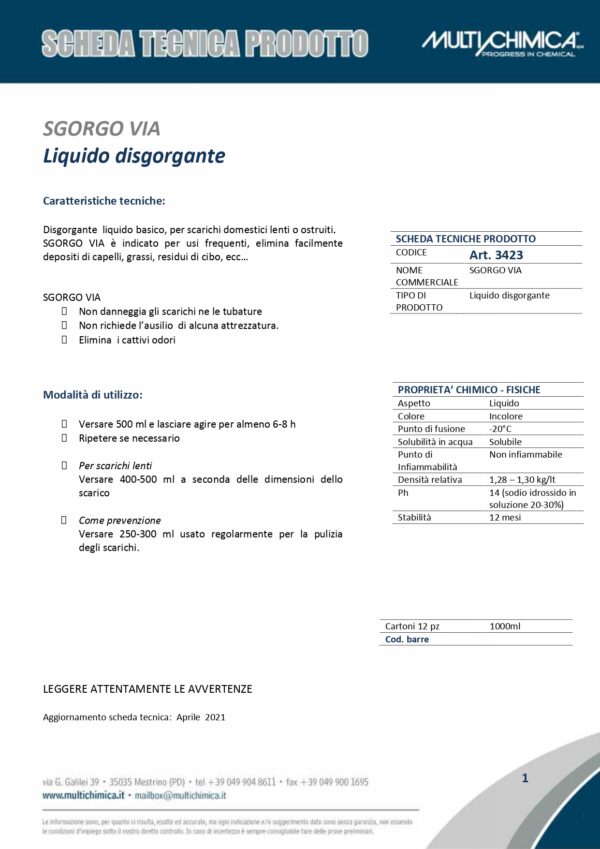 SGORGO VIA DA LT.1 - immagine 2