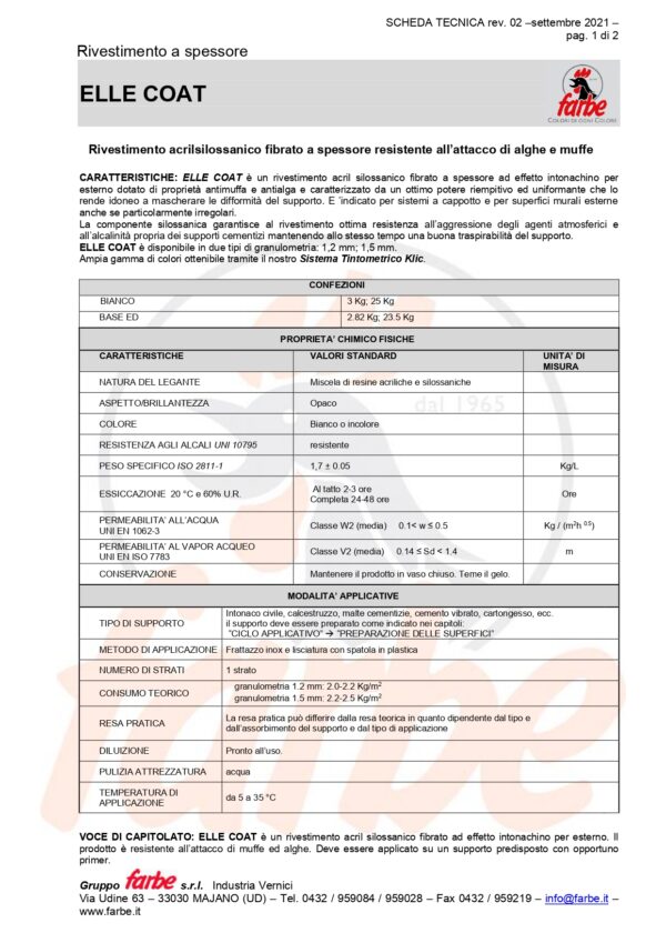 ELLE COAT 1.2 BIANCO KG 25 - immagine 2