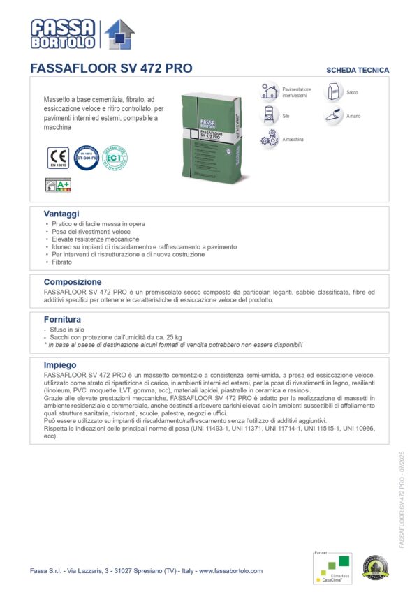 MASSETTO PRONTO FASSAFLOOR SV 472 PRO - immagine 2