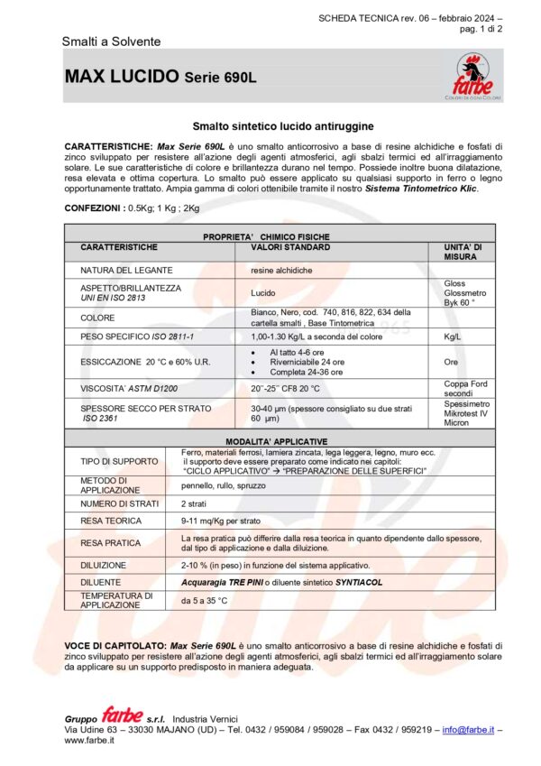 MAX LUCIDO TESTA DI MORO 822 LT 0.75 - immagine 2