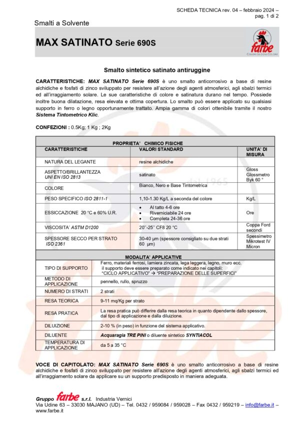 MAX SATINATO BIANCO 900S KG 2 - immagine 2