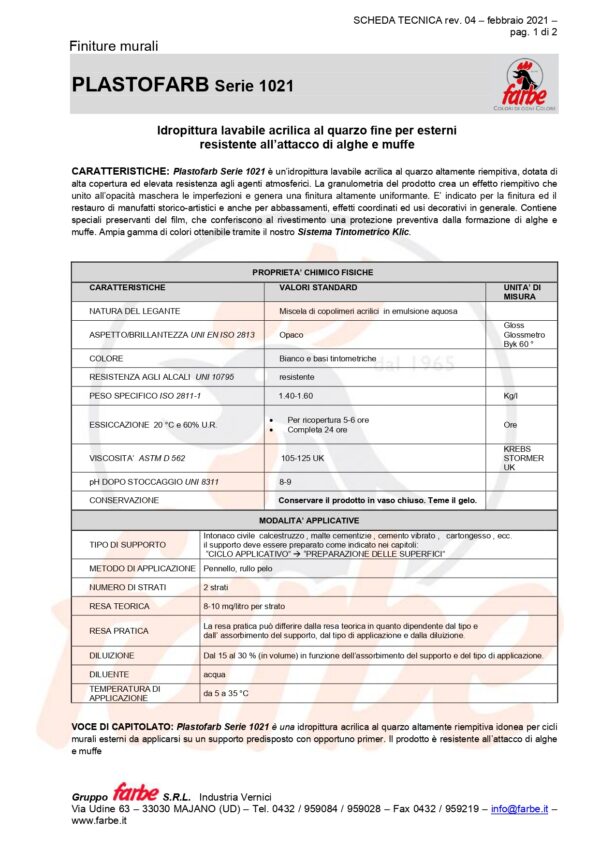 PLASTOFARB BASE M LT 14 COLOR - immagine 2