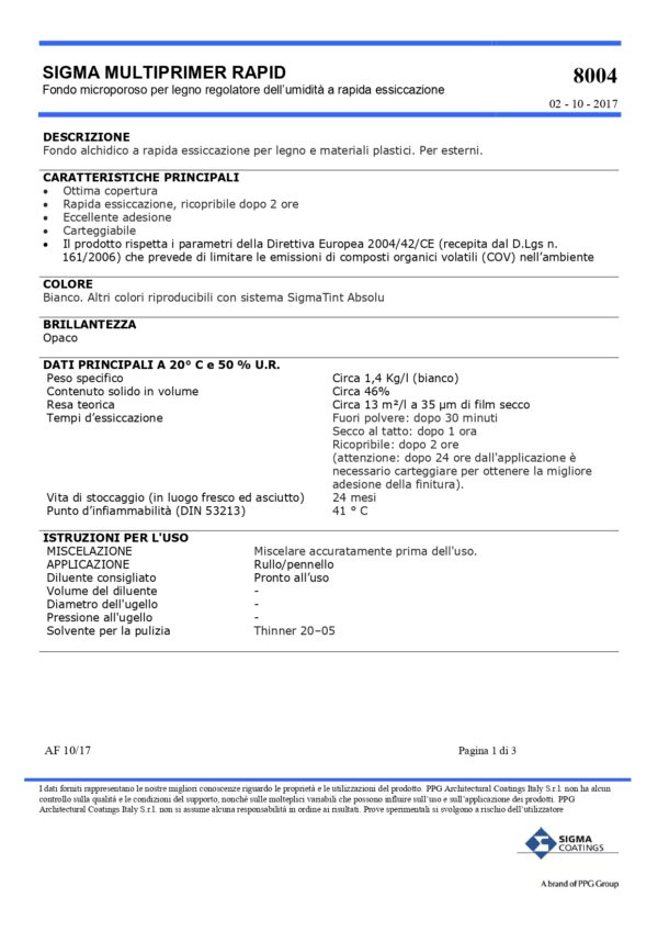 MULTIPRIMER RAPID  BASE WN L 2,5 - immagine 2