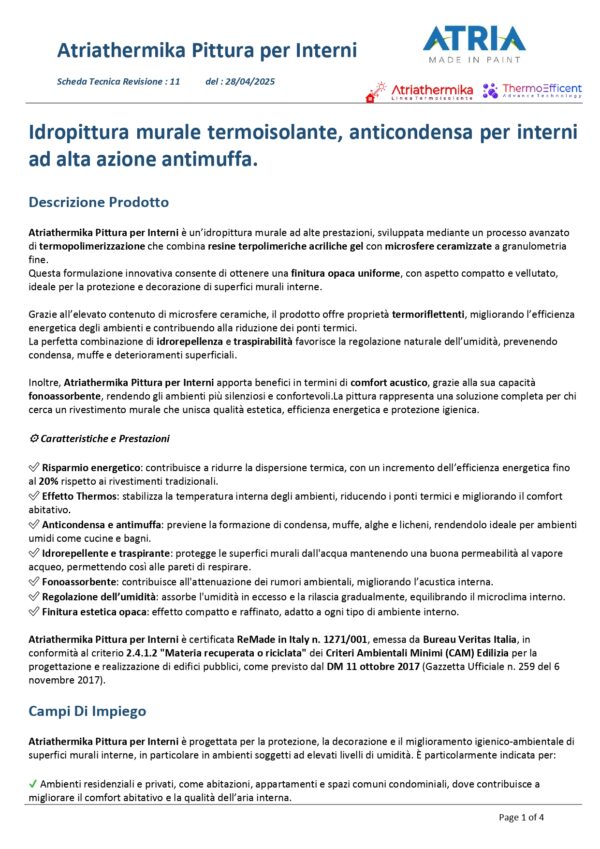 ATRIATHERMIKA PER INTERNI 13 LT BIANCO - immagine 2