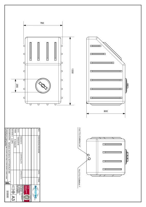 SOTTOSCALA 500 TERRACOTTA - immagine 2