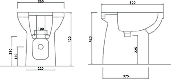 BIDET BERLIN MONOFORO - immagine 2
