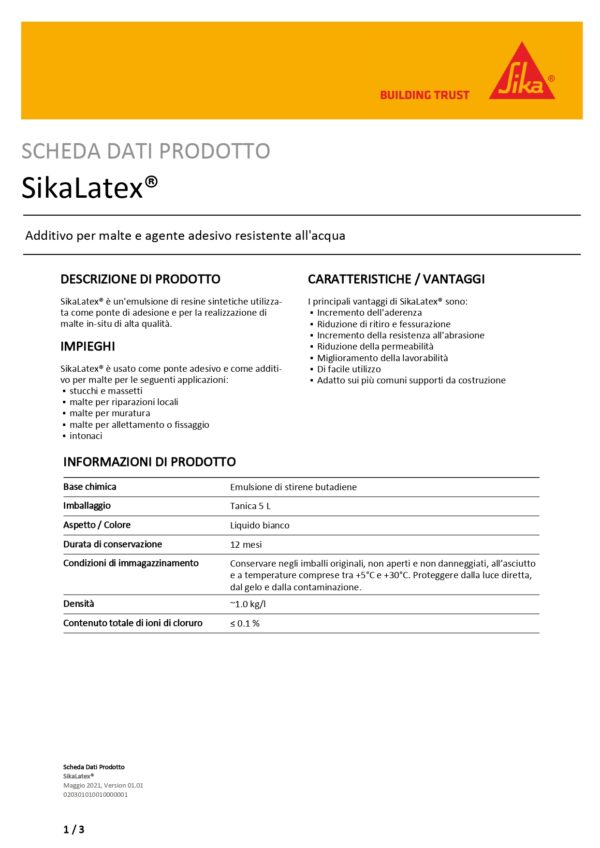 SIKALATEX 5 LT - immagine 2
