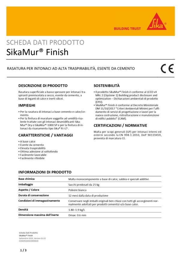 SIKAMUR FINISH KG 25 - immagine 2