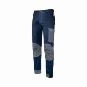 PANTALONE STRETCH BLU/GRIGIO 245 GR. TAGLIA M