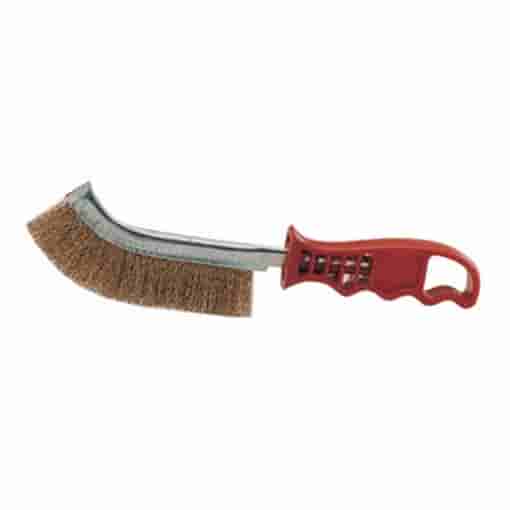 F30318.jpg SPAZZOLA CURVA TIPO SPYD FILI ACCIAIO 275 MM - immagine 1