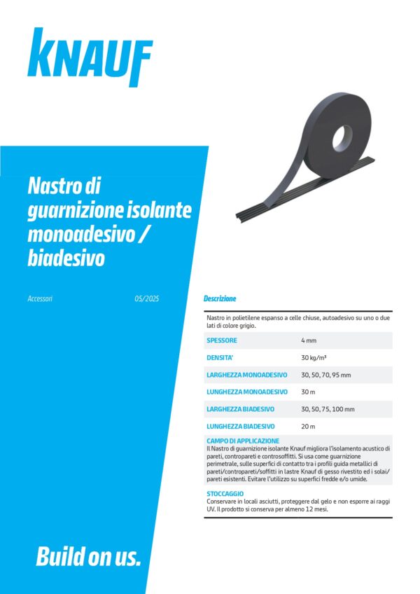NASTRO BIADESIVO SP. 4 MM 75X20000 MM - immagine 2