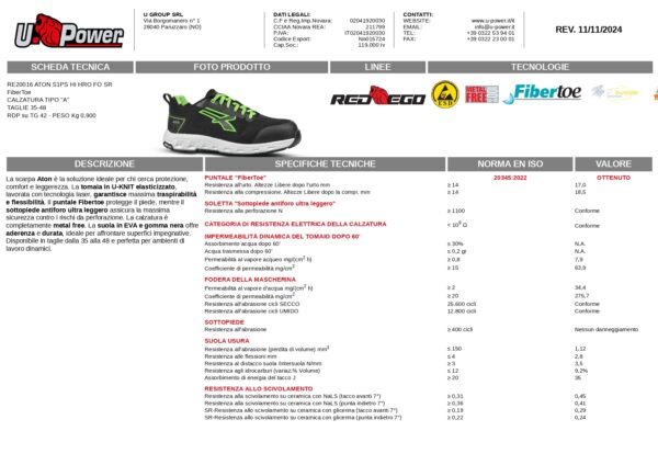 SCARPA ATON ESD S1PS HI HRO FO SR N.44 - immagine 2