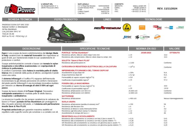 SCARPA EGON ESD S1P SRC 44 - immagine 2