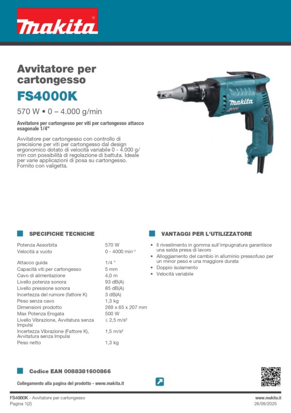 AVVITATORE CARTONGESSO 4000G + CARICATORE A NASTRO - immagine 2