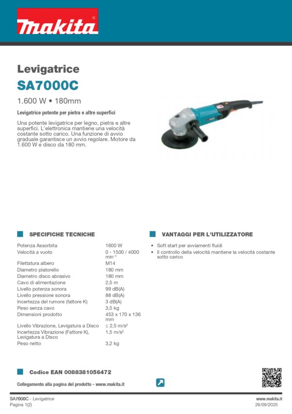 LEVIGATRICE  SA7000C  LUCIDATRICE - immagine 2