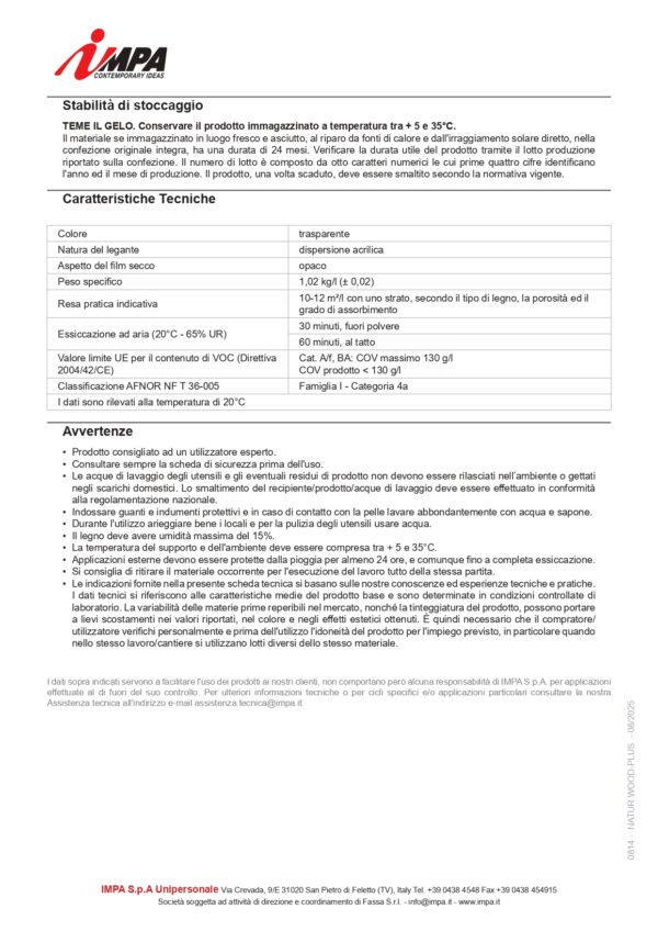 NATUR WOOD PLUS TRASP 750ML - immagine 3