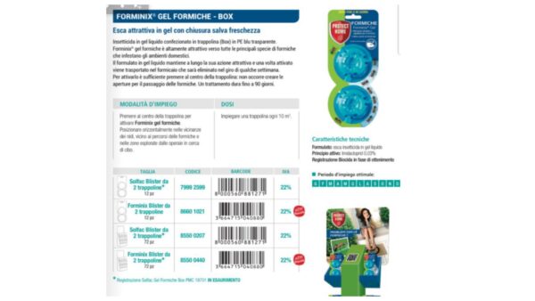 ANTIFORMICHE BAYER 2 PZ. TRAPPOLE FORMICHE SOLFAC GEL - immagine 2