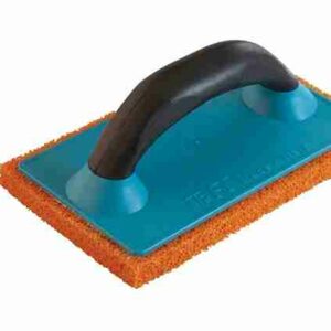 FRATTAZZO  GOMMA ARANCIO SUPP. PVC 215X135MM