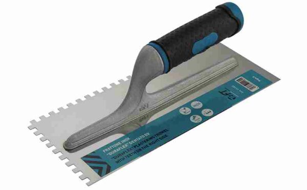FRATTAZZO INOX DURAFLEX 120X280MM GRECA10X10MMDX - immagine 1
